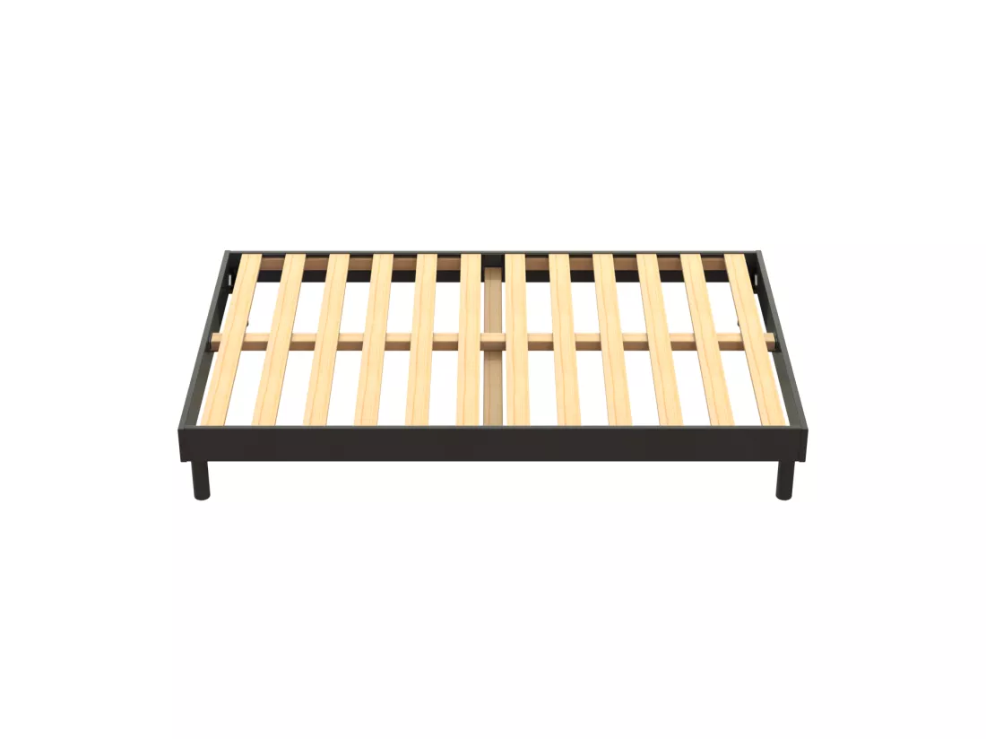 Sommier à lattes Easy Kit 140x190cm Anthracite