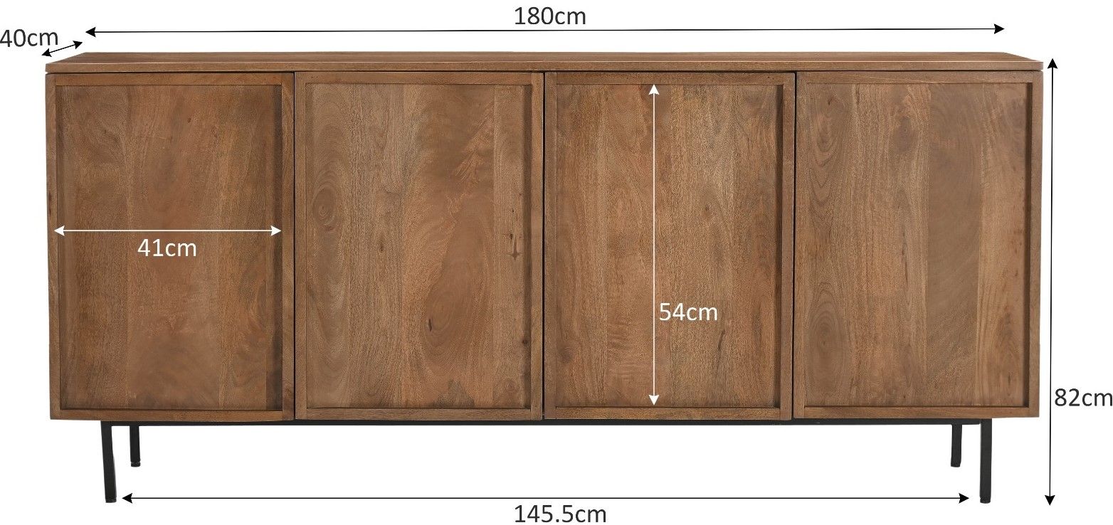 Dressoir Elan B180 x D40 x H75 cm