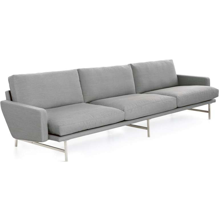 Fritz Hansen Lissoni Sofa bank 3-zits, Remix grijs