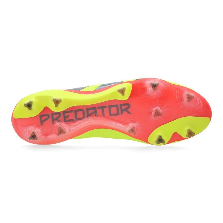 adidas Predator Elite Laceless FG Energy Citrus - Jaune/Noir/Rouge