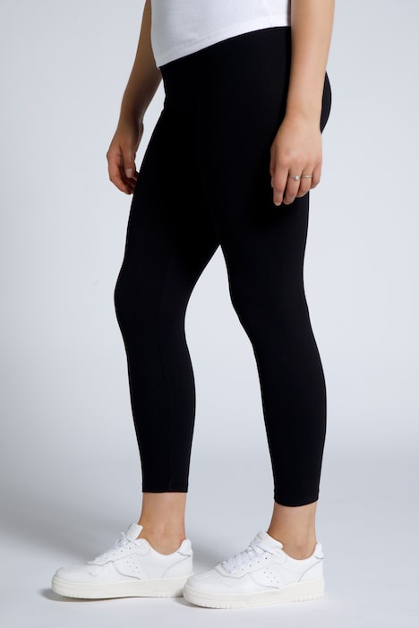 Leggings Doppelpack, schmal, High Waist, Elastikbund