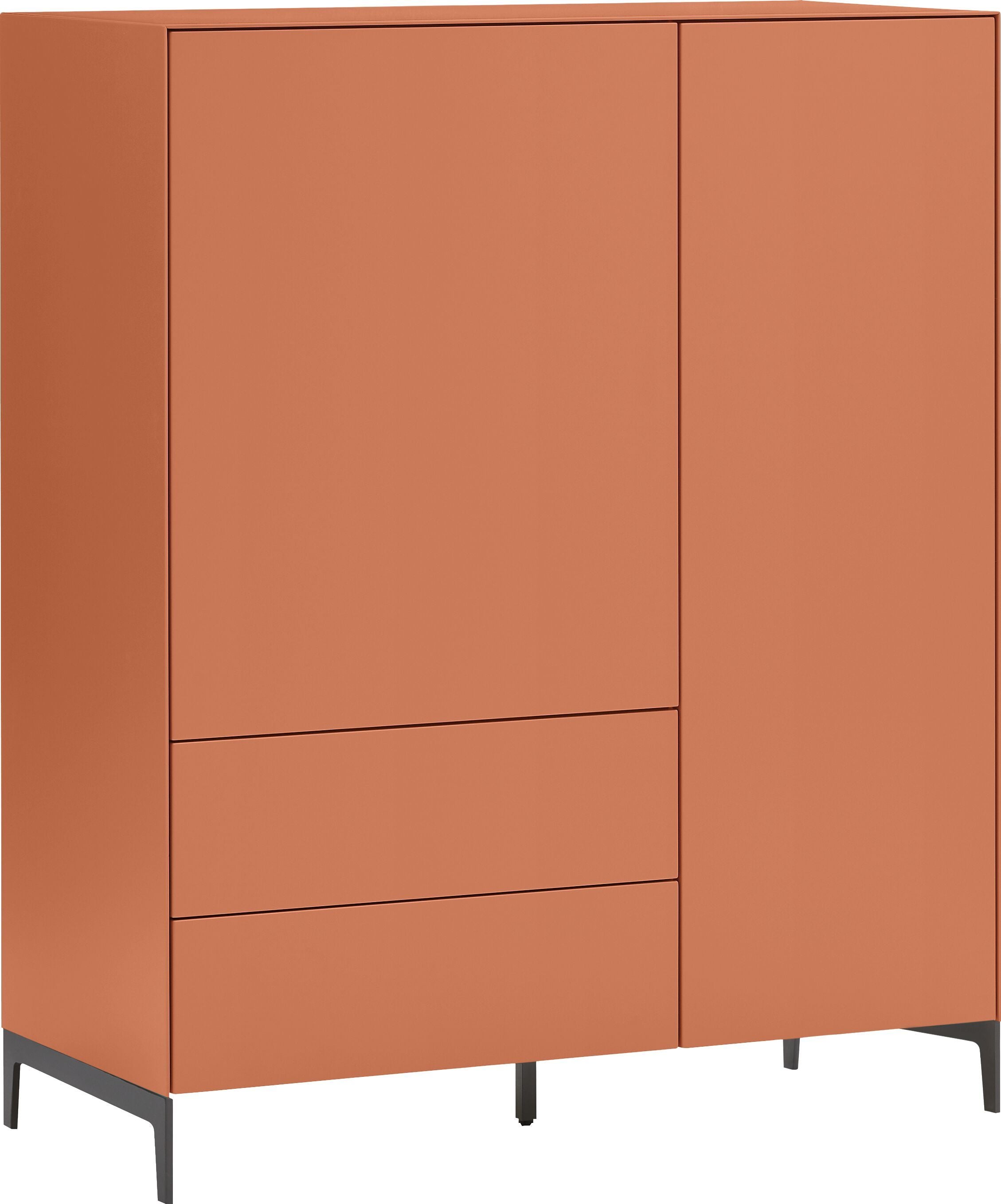 LUX Highboard - Terra / B: 100.0 cm x T: 46.0 cm x H: 123.5 cm