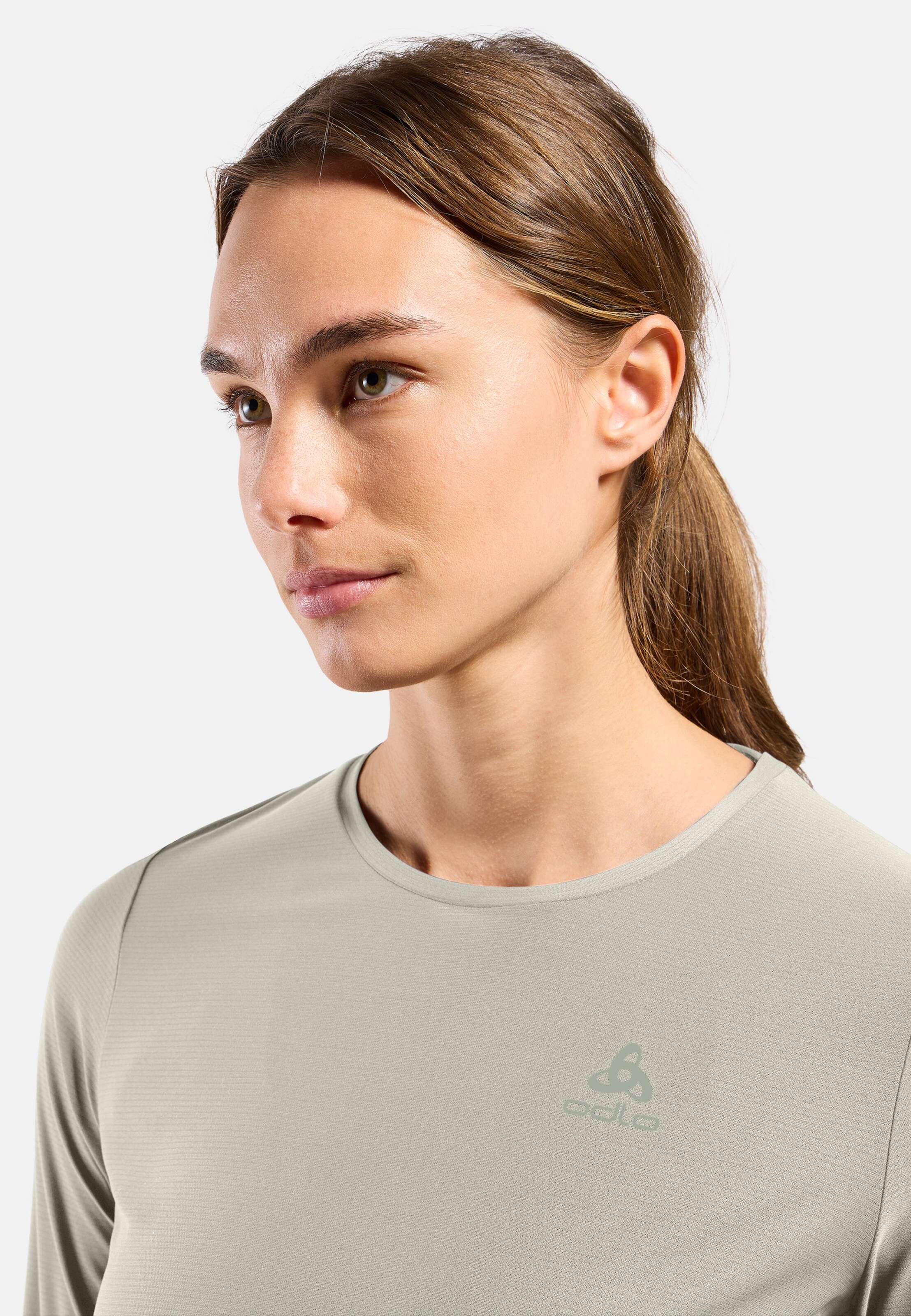 Zeroweight Chill-Tec Langarm-Laufshirt 2.0 in agate gray