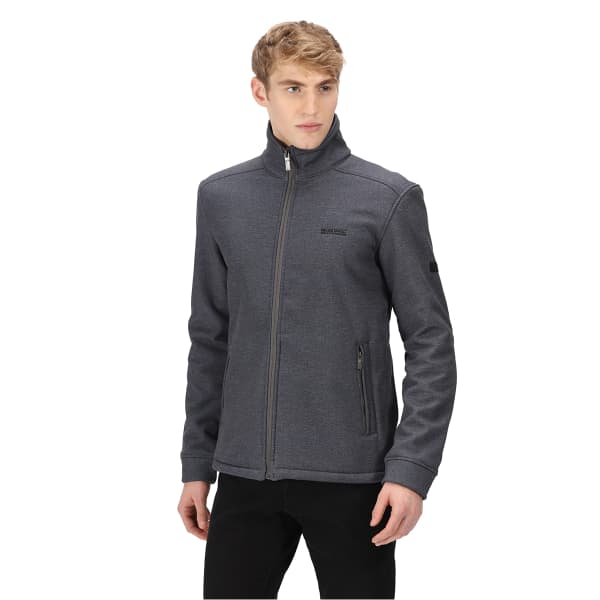Softshell randonnée REGATTA CAELUM DARK GREY MELANGE (BLACK)