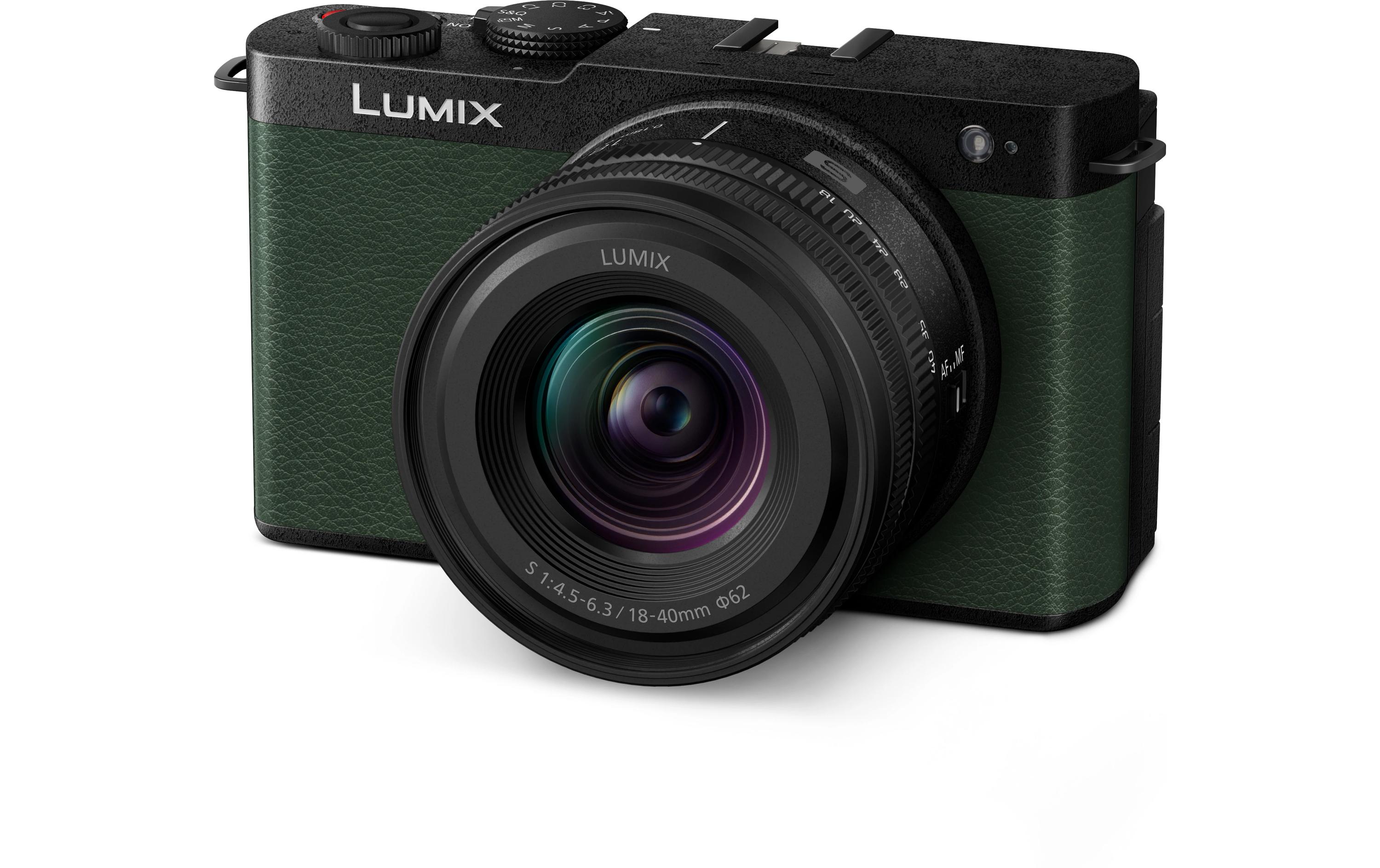 Fotokamera Lumix S9 Grün Kit Lumix S 18-40 mm F/4.5-6.3<br>Kompakte Open-Gate spiegellose Vollformatkamera inklusive Objektiv