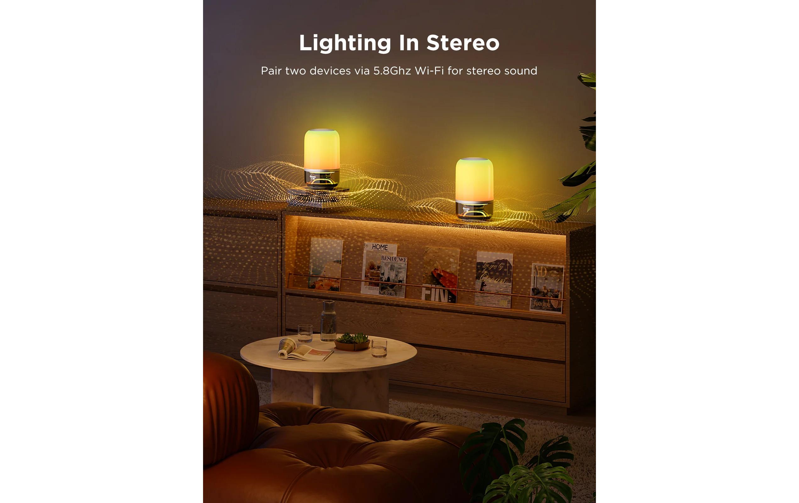 Table Lamp 2 Pro x Sound by JBL<br>Für eindringliche audiovisuelle Erlebnisse