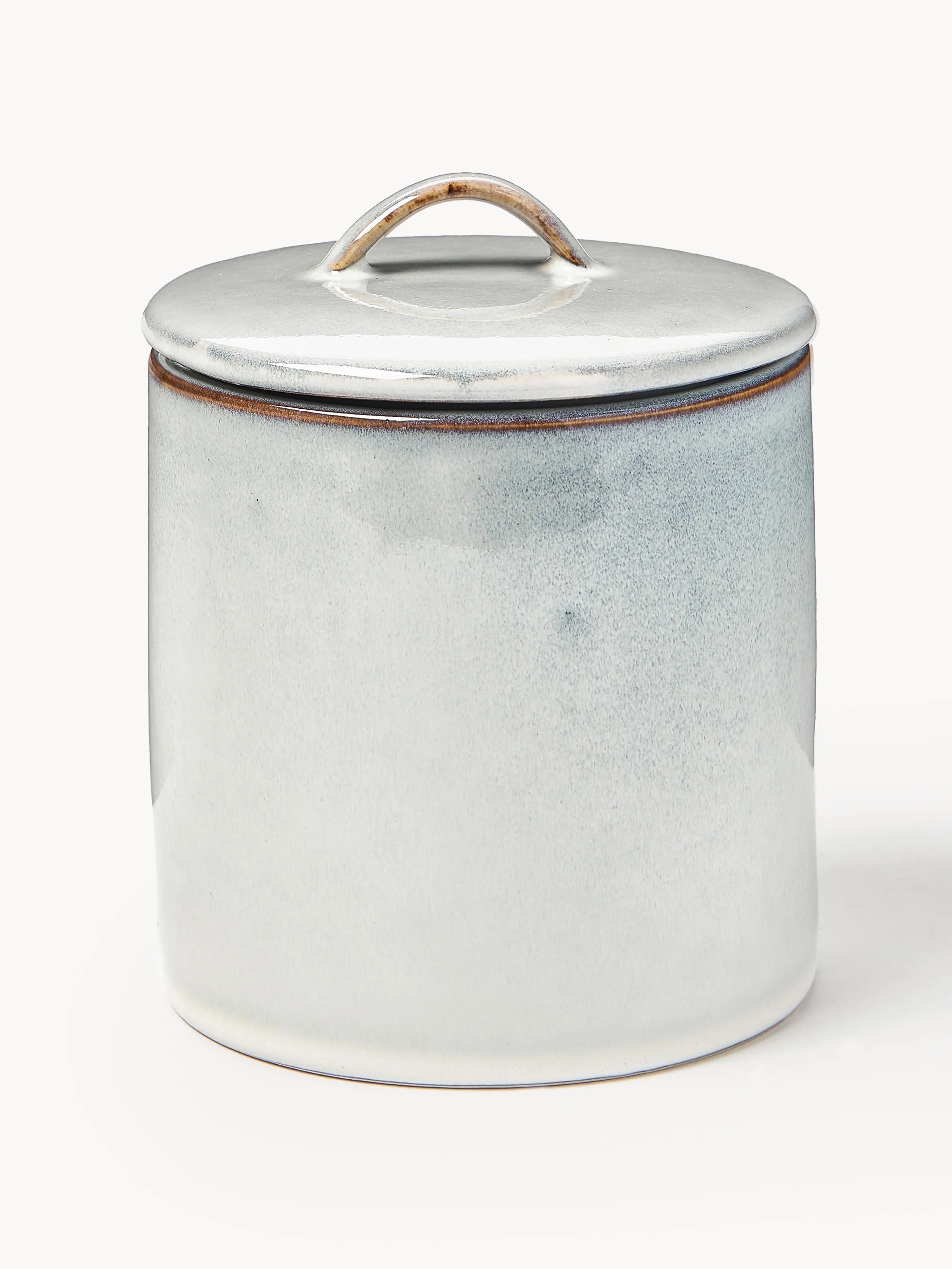 Handgemaakte opbergpot Nordic Sand