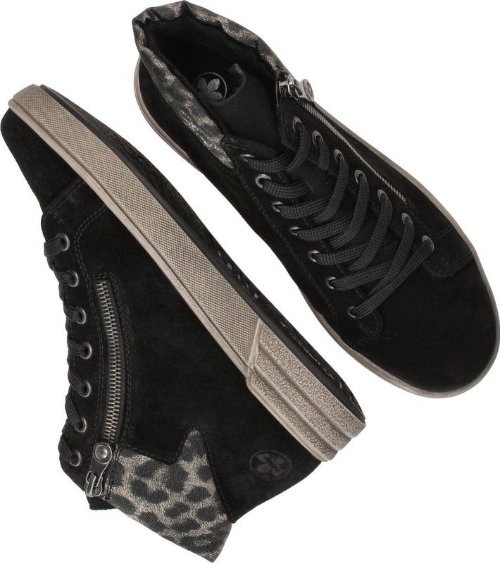 Rieker - Veterboots - Suede - Vegan - Textiel Voering
