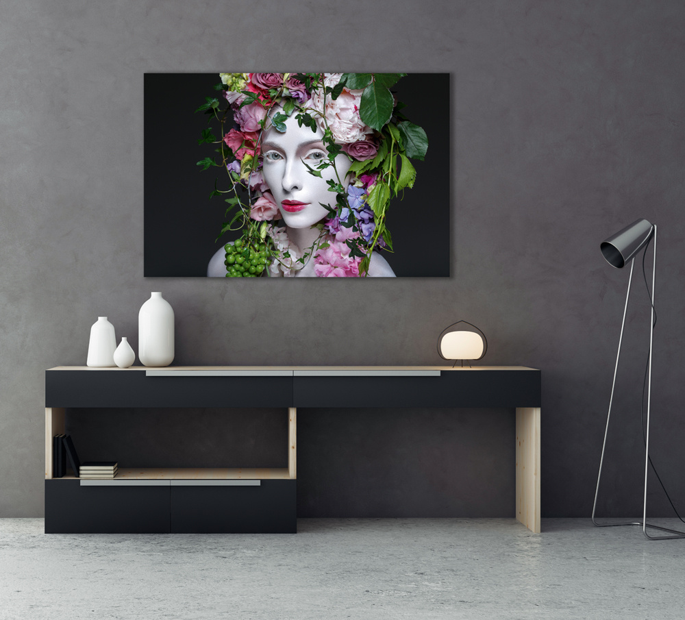 Akustikbild SCHÖNHEIT BLUMEN 80x120cm, 7kg