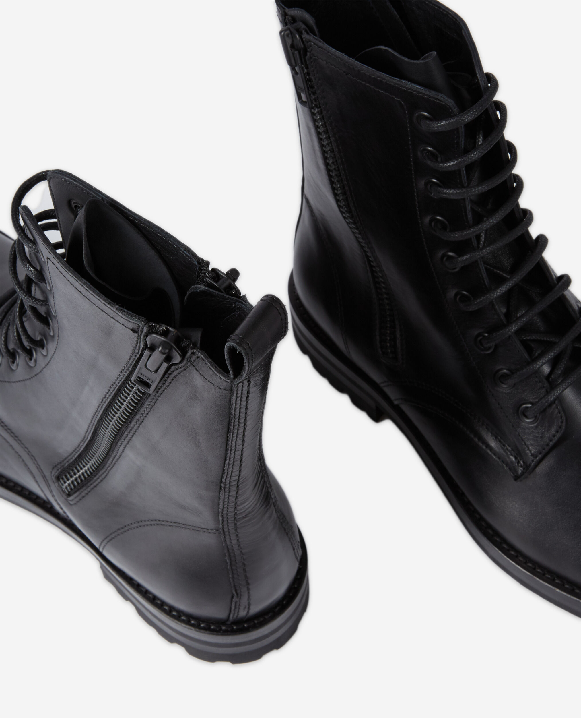 Boots en cuir noires