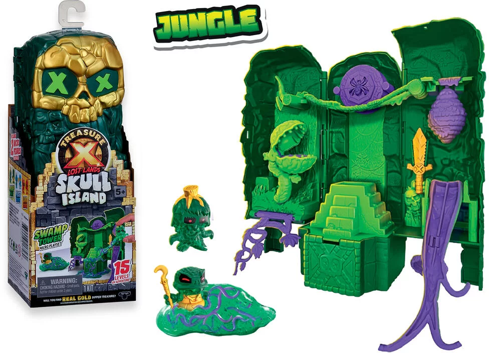 TRESOR X - DONJON  SKULL ISLAND JUNGLE - 22 CM