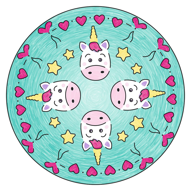 Original Mini Mandala Designer - Einhorn