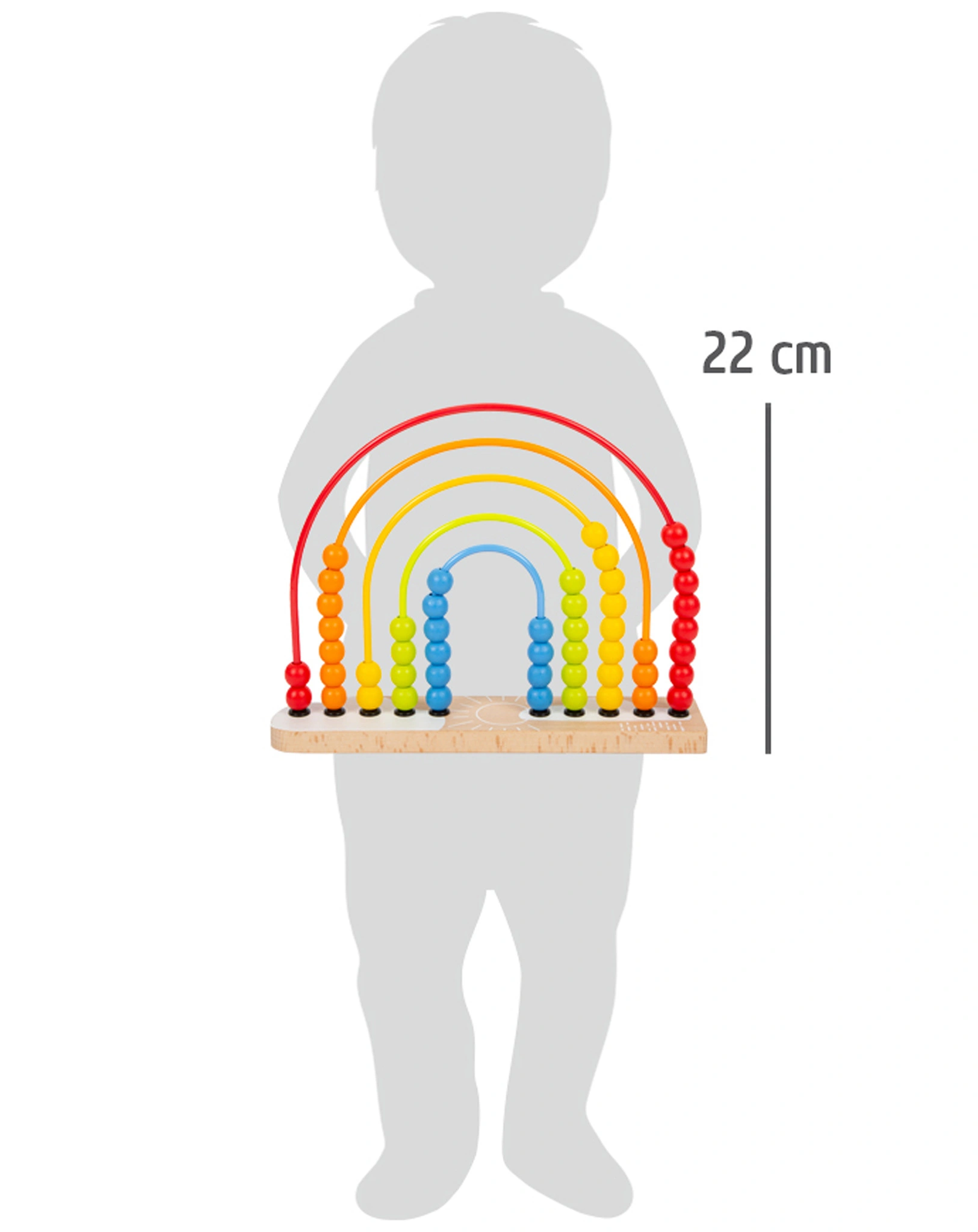 Abakus REGENBOGEN aus Holz