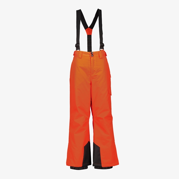 Mountain Peak kinder skibroek met bretels oranje