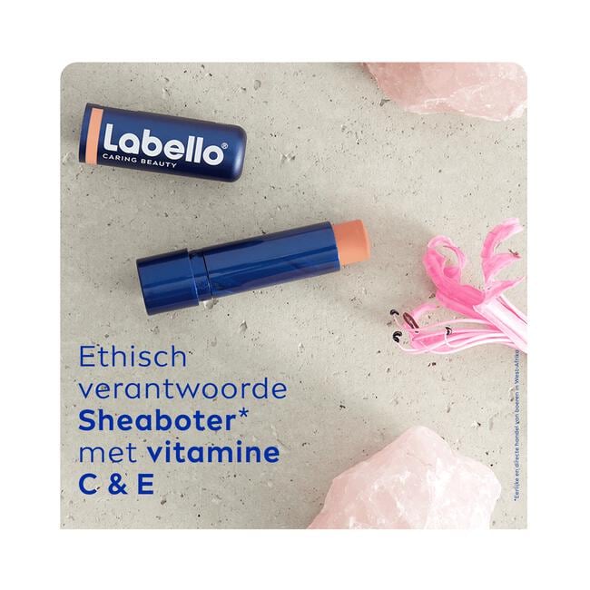 Labello Caring Beauty Lippenbalsem 24u Hydratatie Nude SPF30 1 Stuk