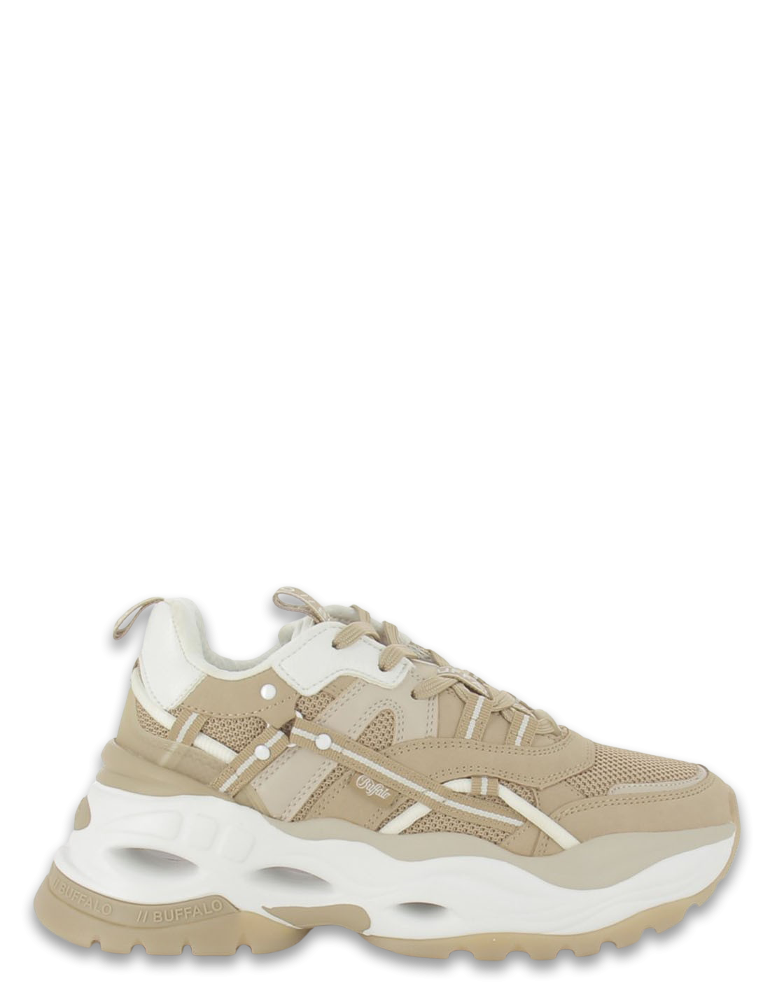 buffalo Baskets compensées Femme triplet hollow Beige