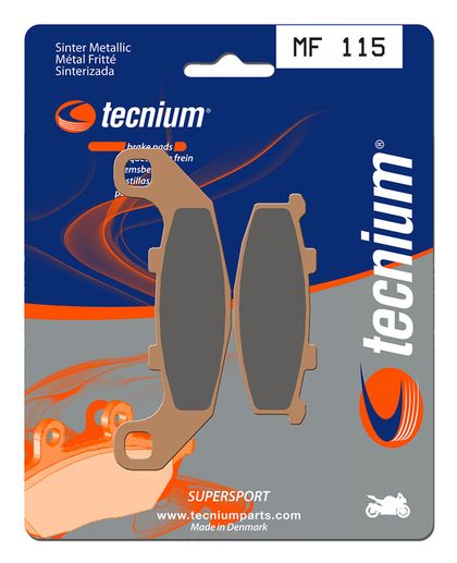 Plaquettes de freins Tecnium Performance métal fritté - MF115