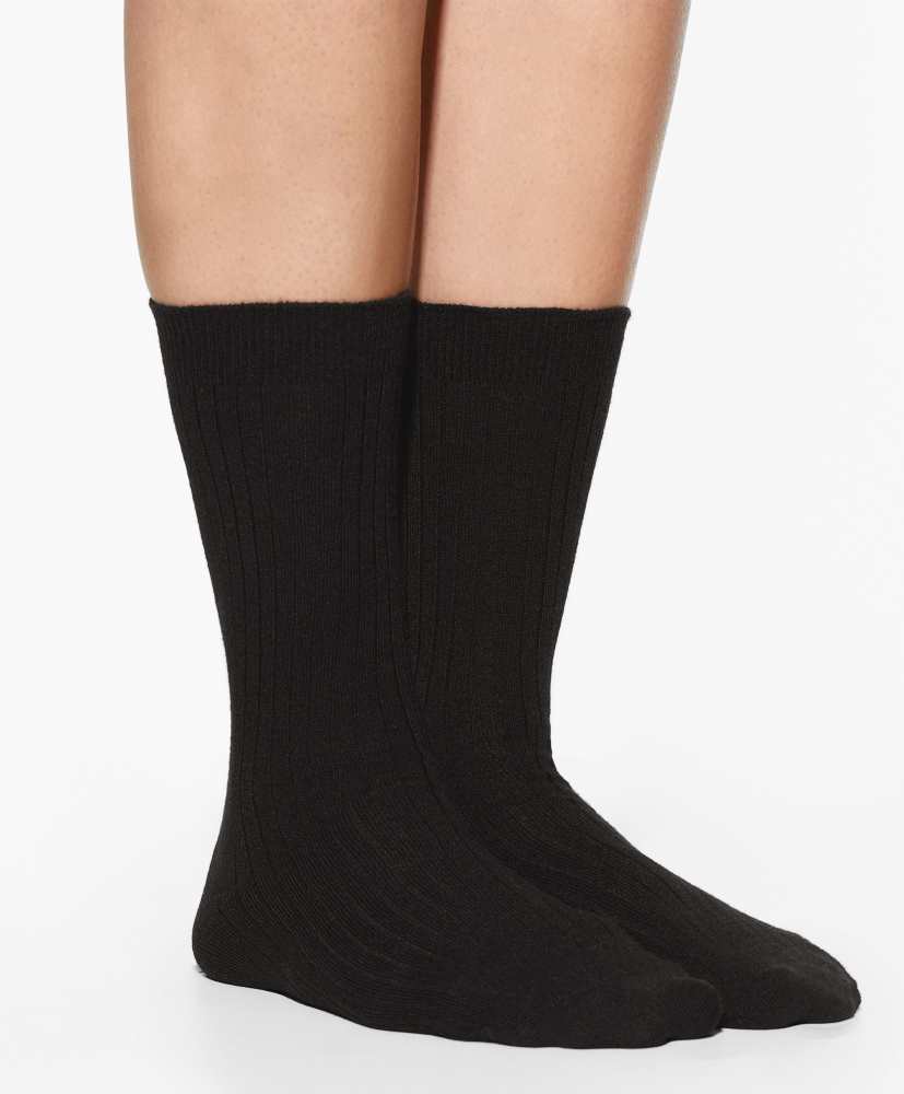Meias clássicas de modal com cashmere