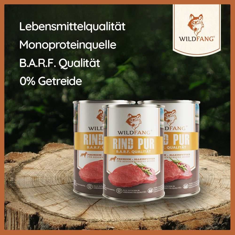 WILDFANG® Nassfutter Rind pur
