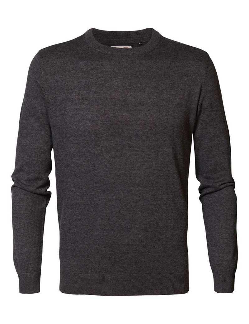 PETROL IND PULL EN TRICOT FIN BLACK