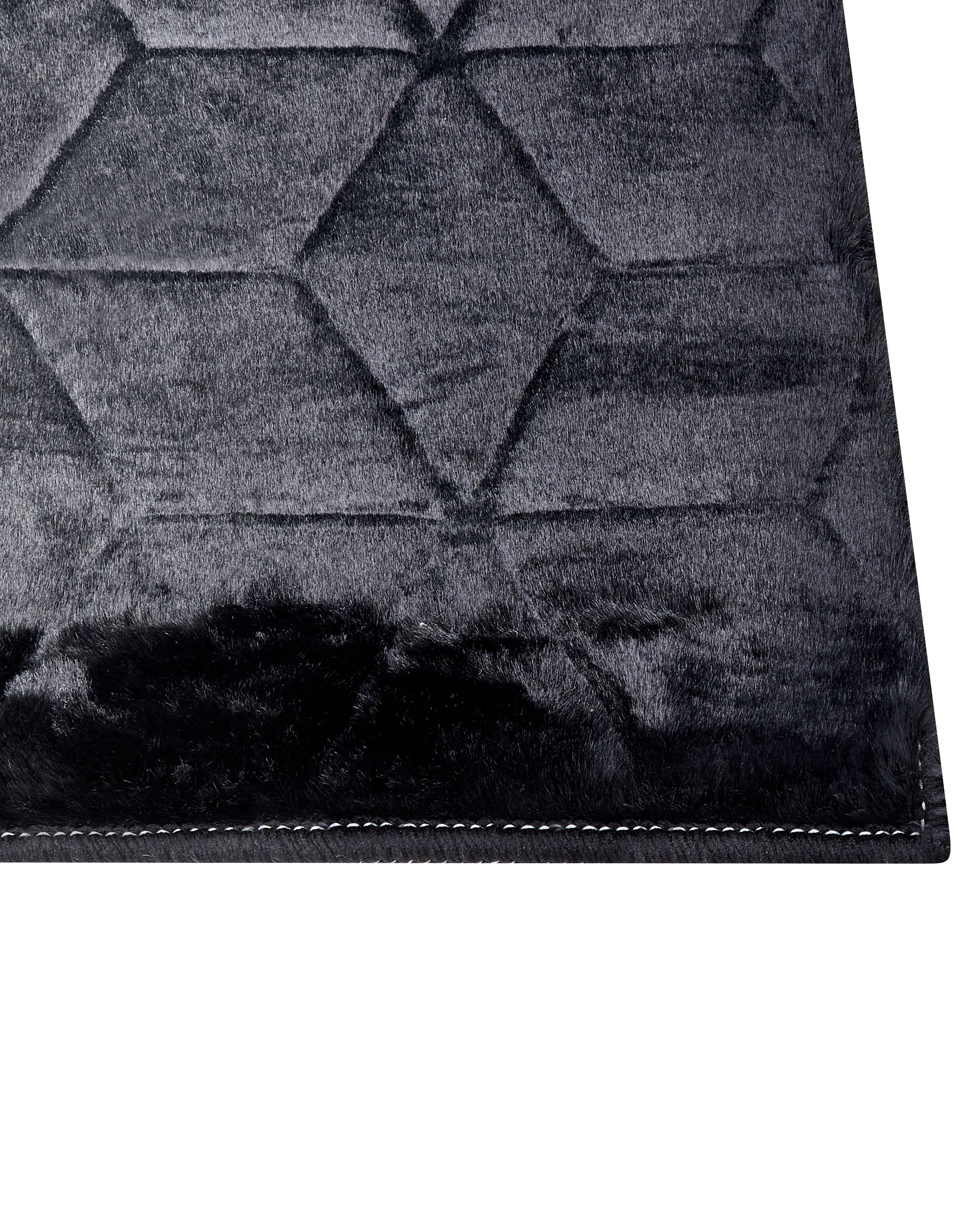 Kunstbontkleed THATTA Zwart 160 x 230 cm