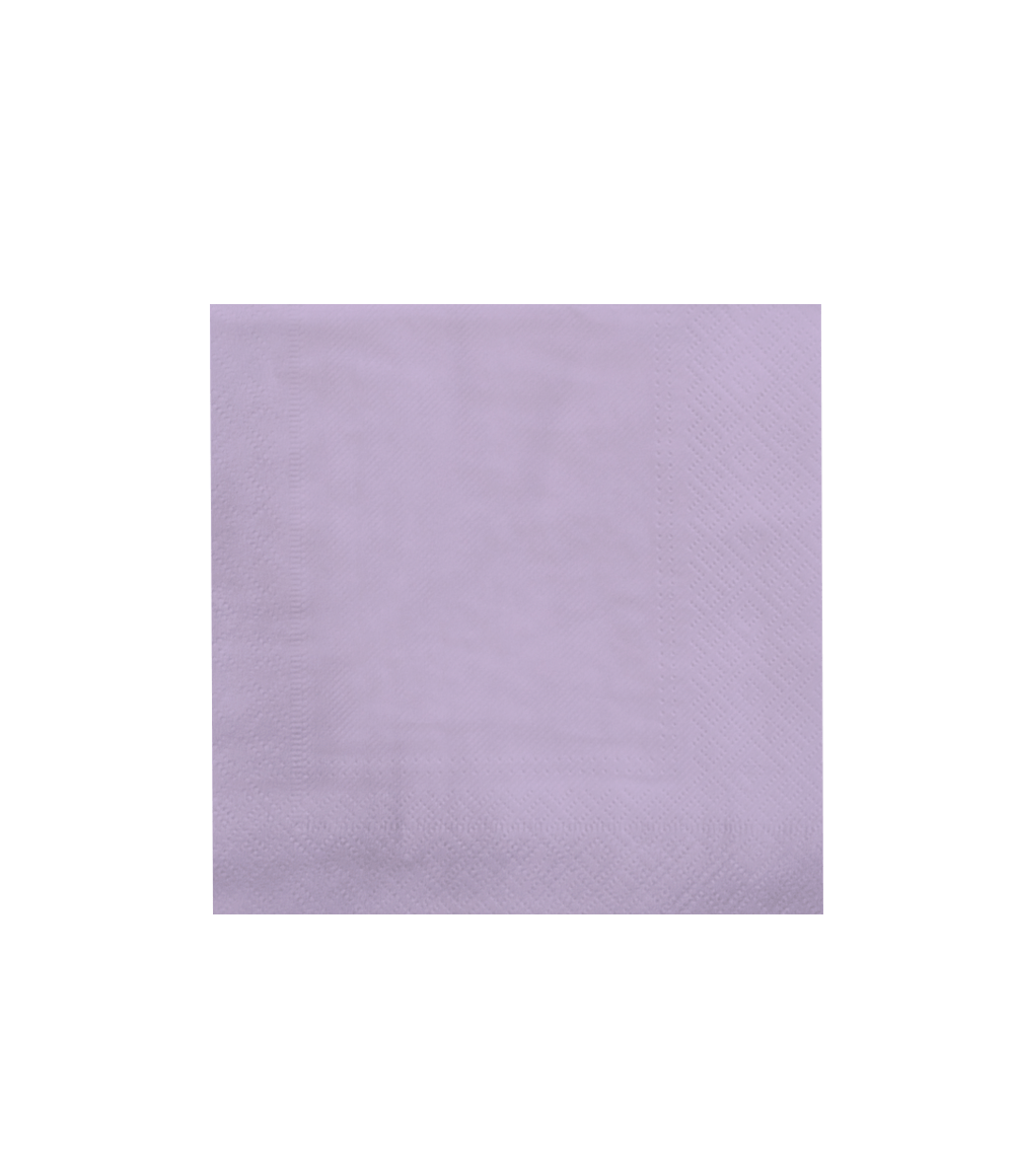 Paarse Servetten Pastel 16,5cm 8st