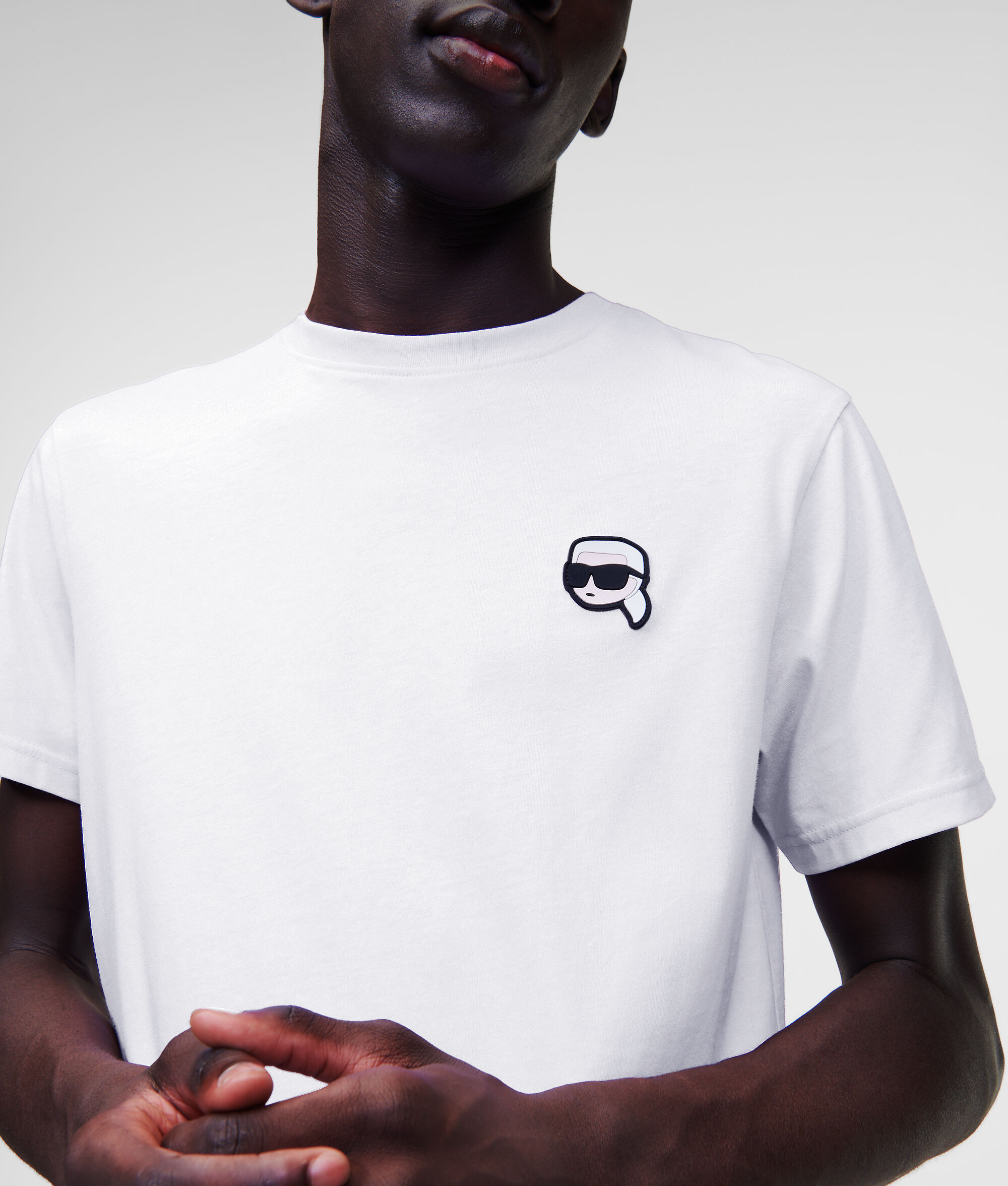 T-SHIRT KARL IKONIK AVEC EMPIÈCEMENT