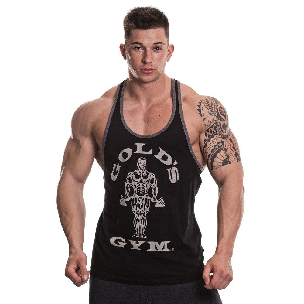 Golds Gym GoldsGym Muscle Joe Contrast Stringer Vest Mens