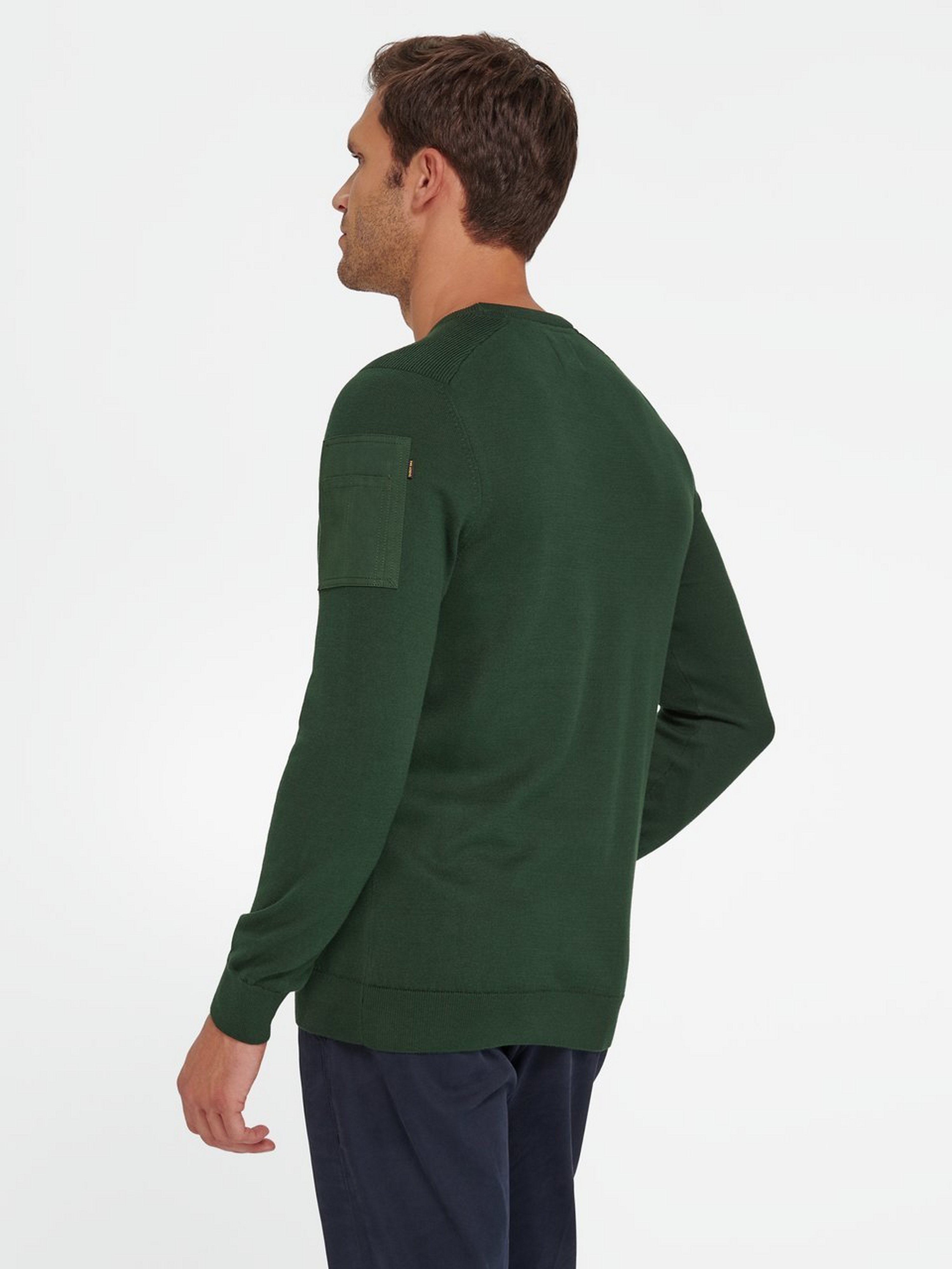 Rundhals-Pullover