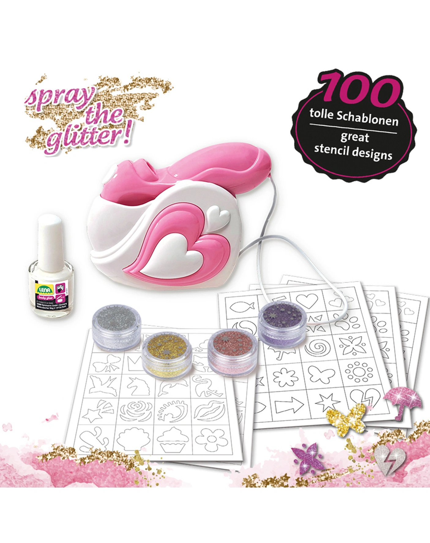 Airbrush-Set TATTOO STUDIO in bunt