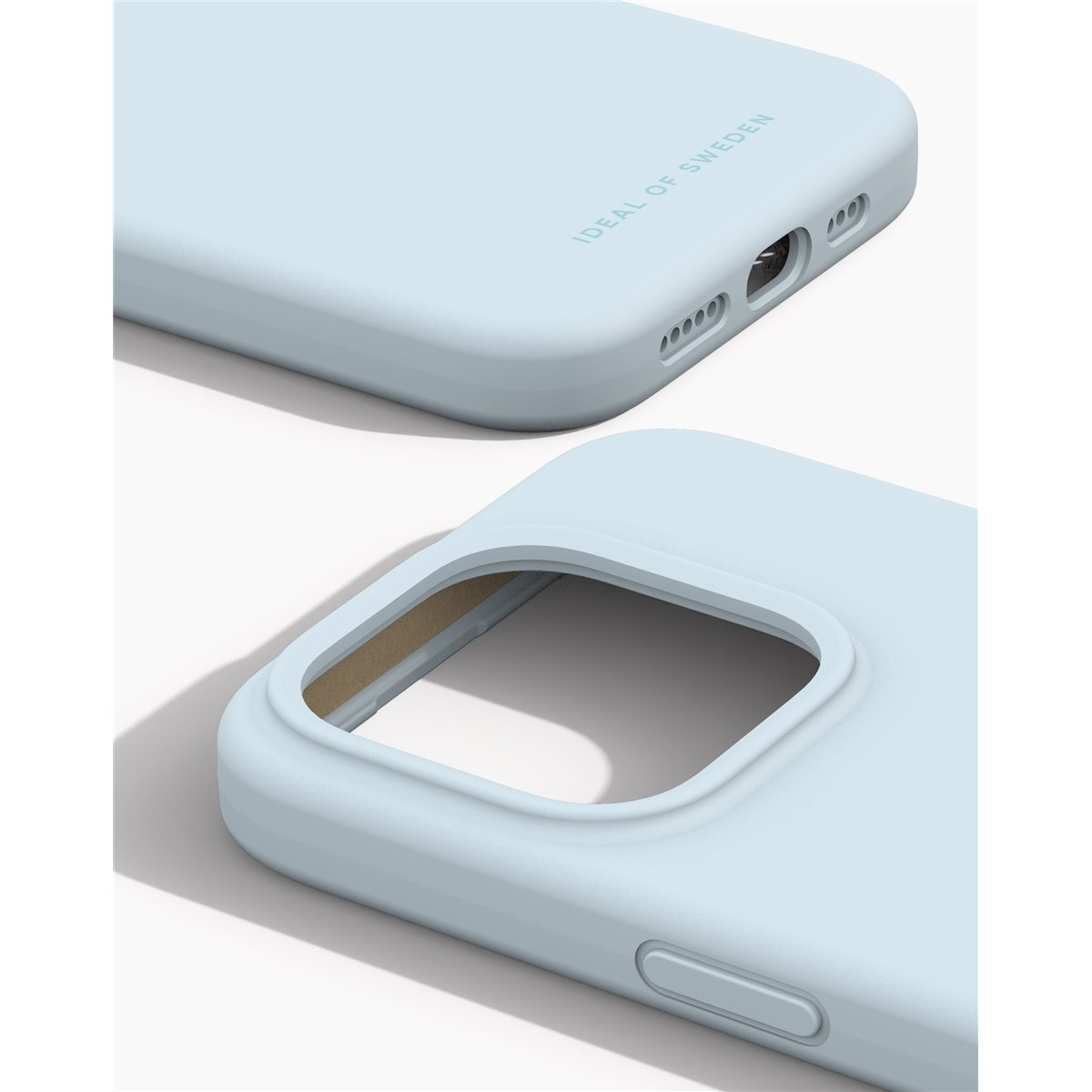 iPhone 15 Pro MagSafe Silikon Hülle Case Recycled (IDSICMS-I2361P-501) - Hellblau