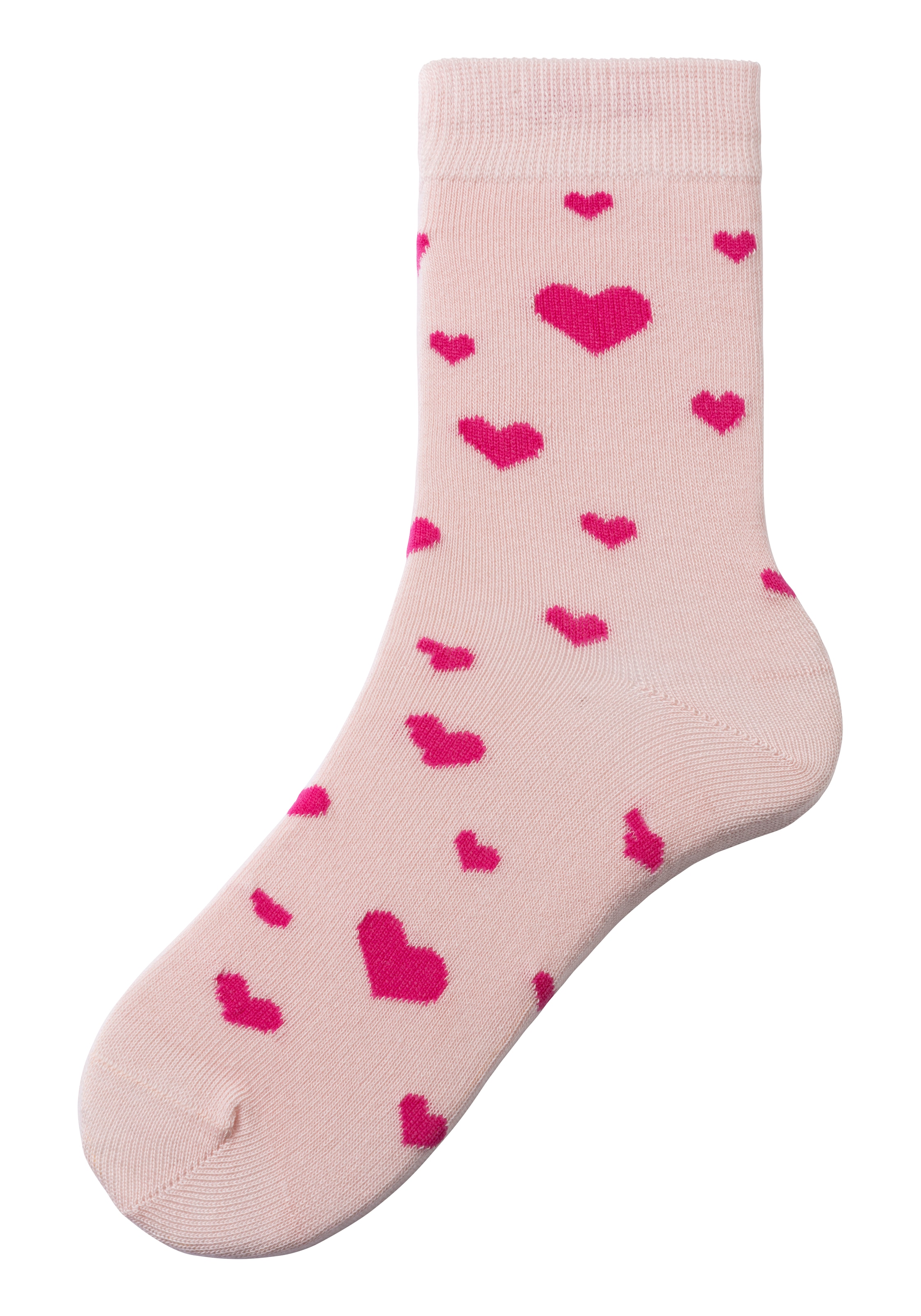 LASCANA Basicsocken Box, 7 Stk. tlg. in Geschenkbox für den Valentinstag