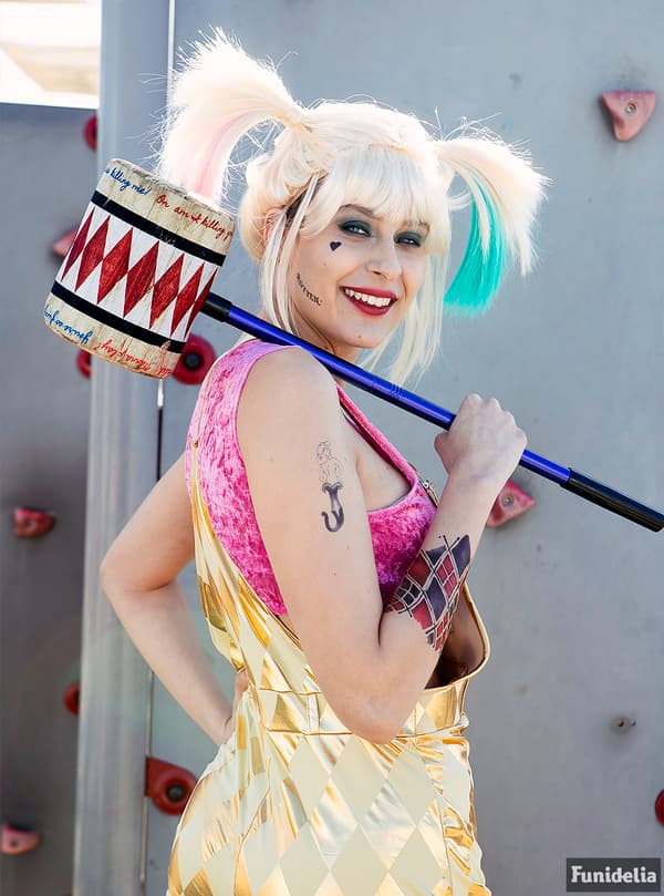 Funidelia | Harley Quinn Hammer - Birds of Prey OFFISIELL til dame og mann ▶ Superhelt, DC Comics, Suicide Squad, Skurker, tilbehør til kostymer