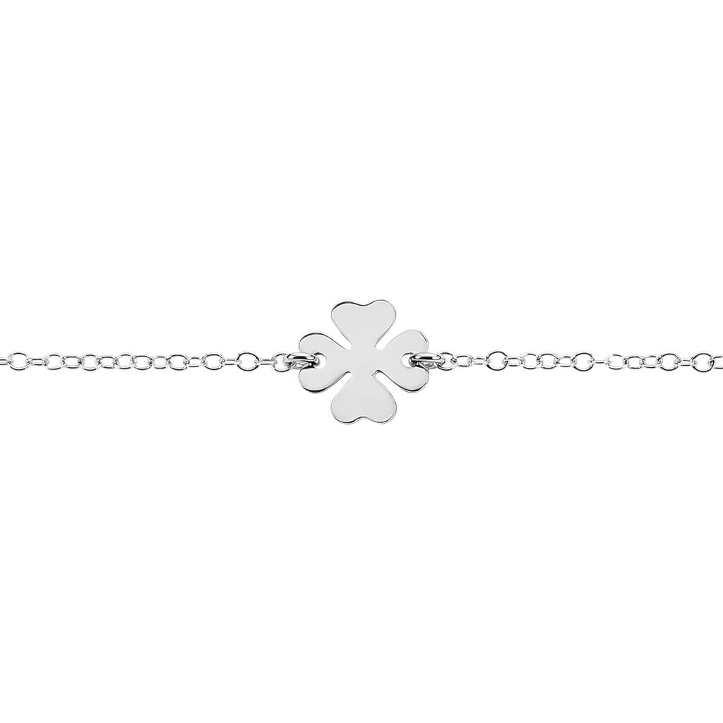 Bracelet Naomie Argent Blanc