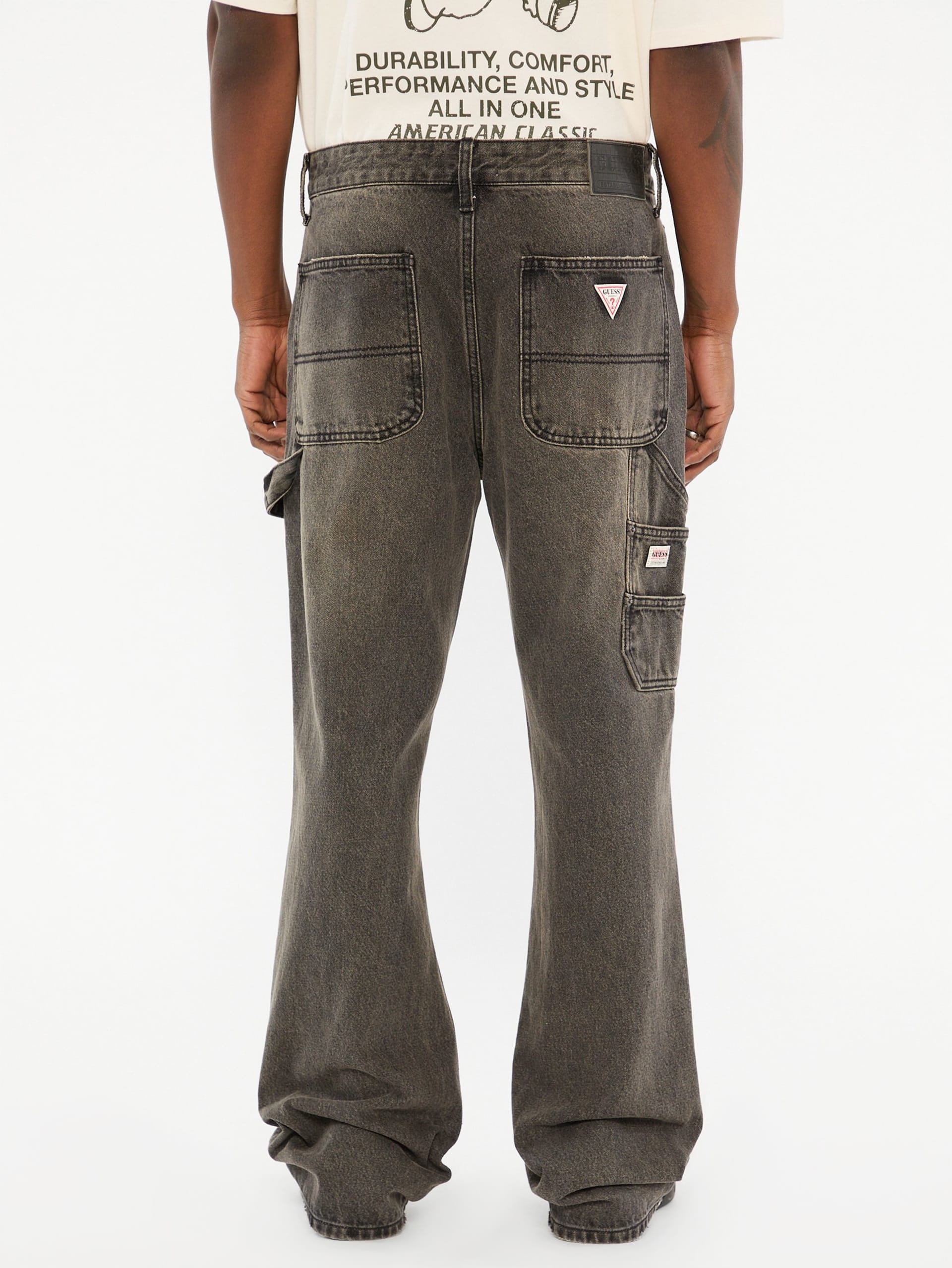 Calça jeans bootcut carpenter da GUESS Originals