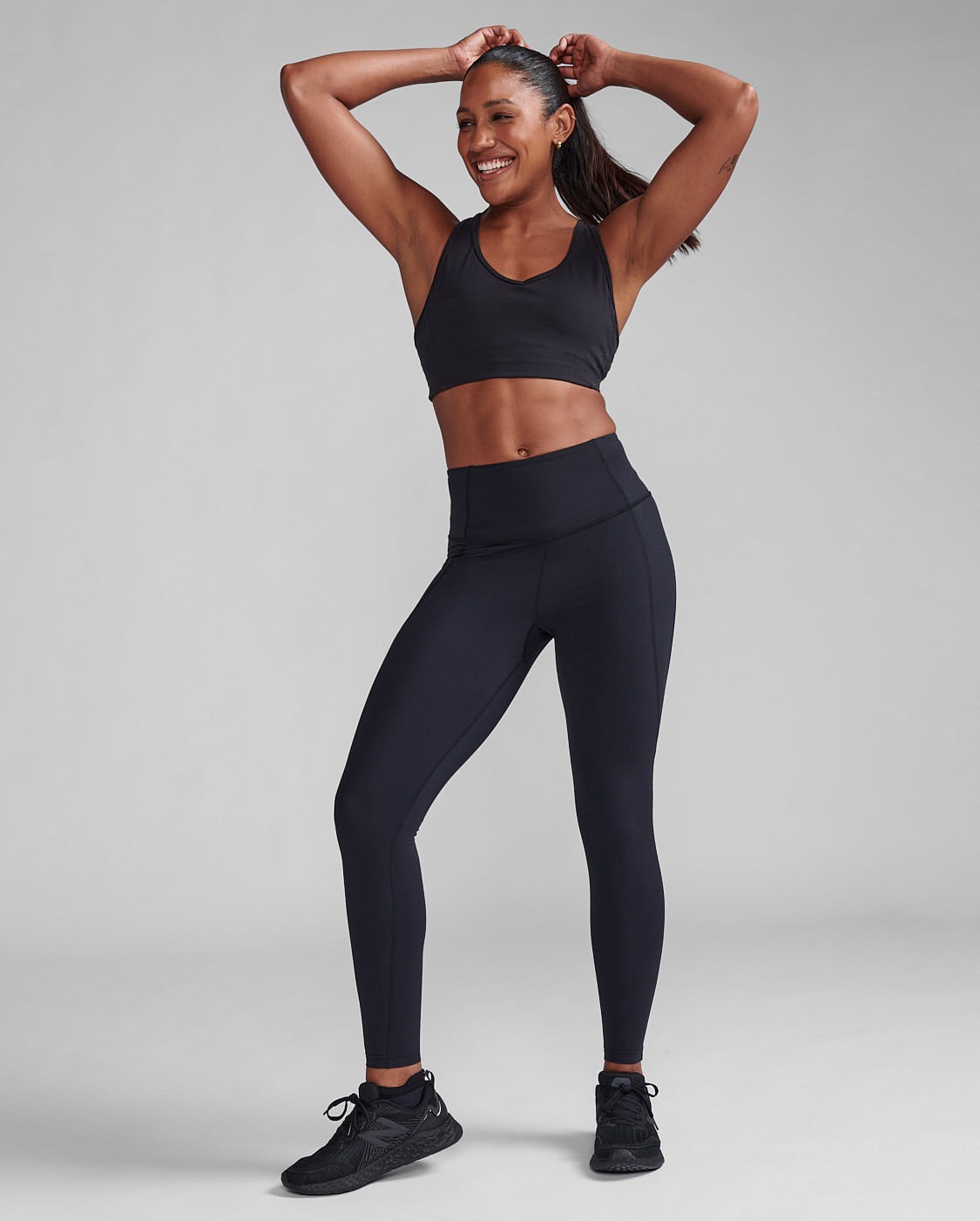 Form Soft Touch Hi-Rise Compression Tights Dame Black/Black