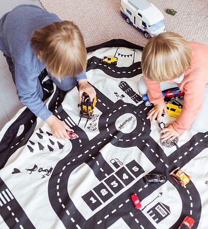 Play&Go Spielteppich - DM: 140 cm - Fahrbahn