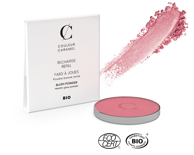Couleur Caramel - Fard à Joues BIO - REFILL, 3,3g