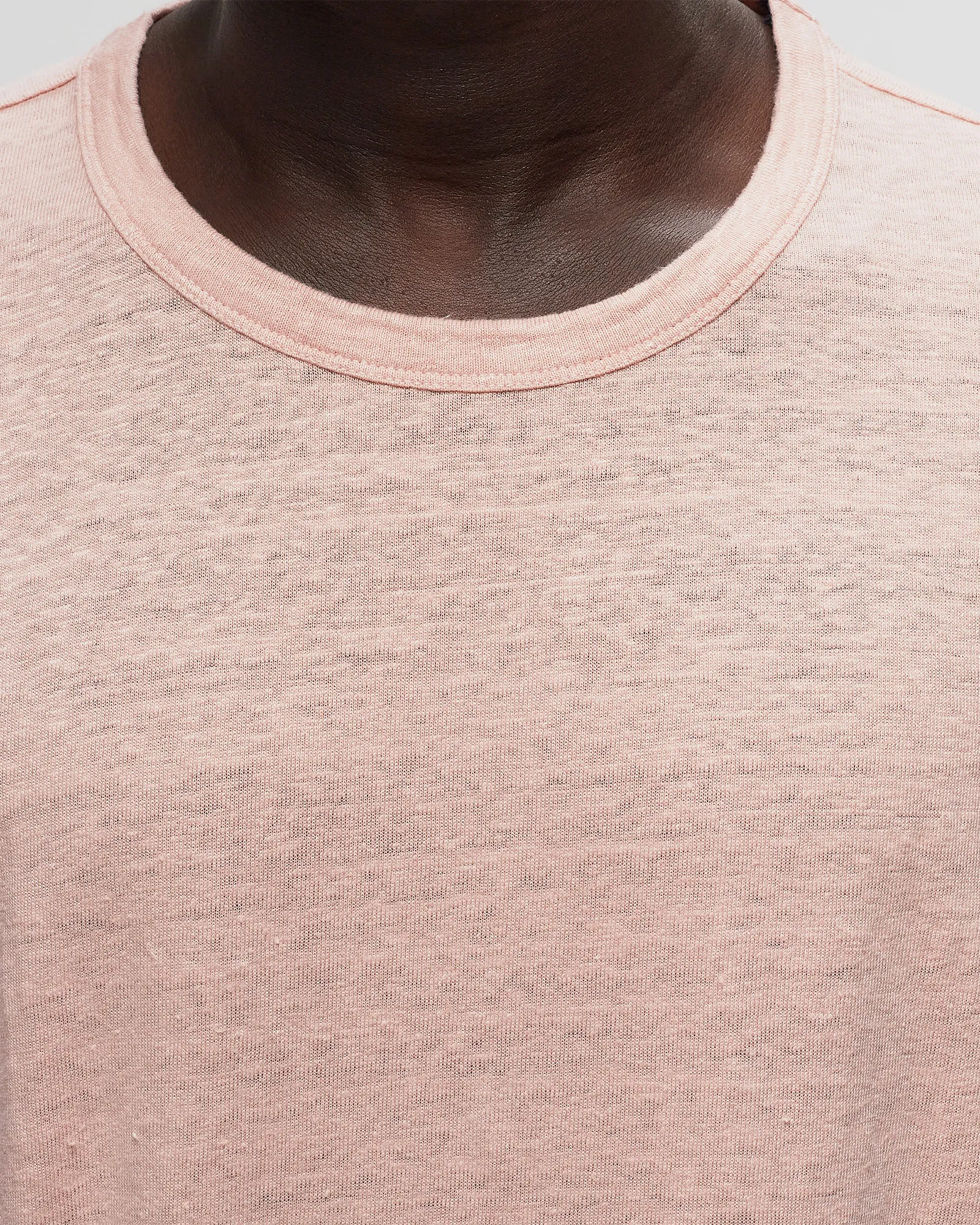 Officine Générale SS TEE PIECE DYED FRENCH LINEN
