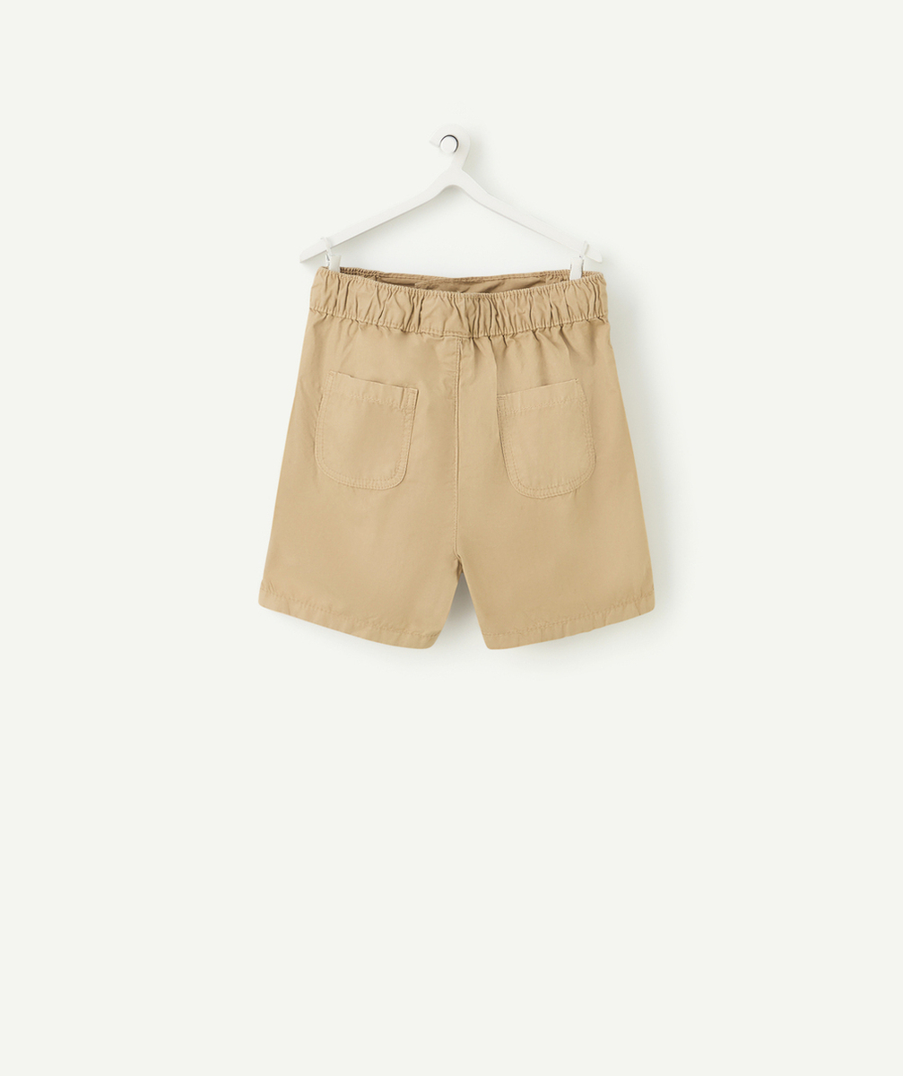 bermuda droit bébé garçon beige