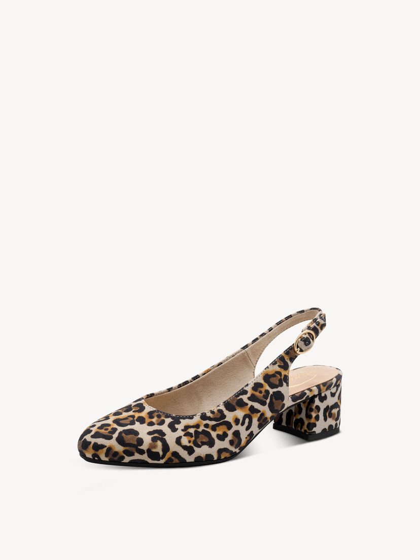 Leren Slingpumps - beige