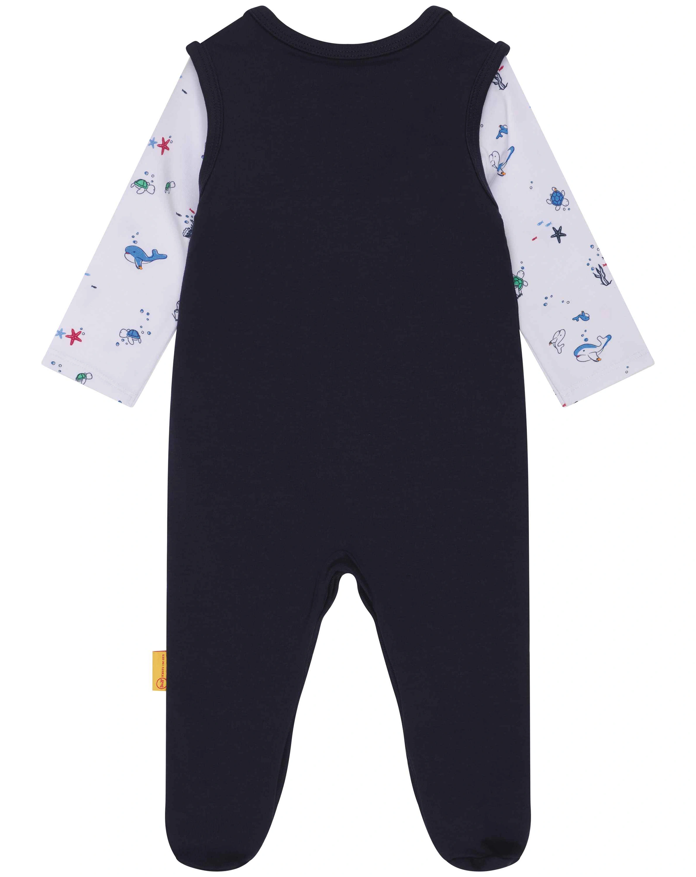 Strampler TIMM mit Langarmshirt in steiff navy