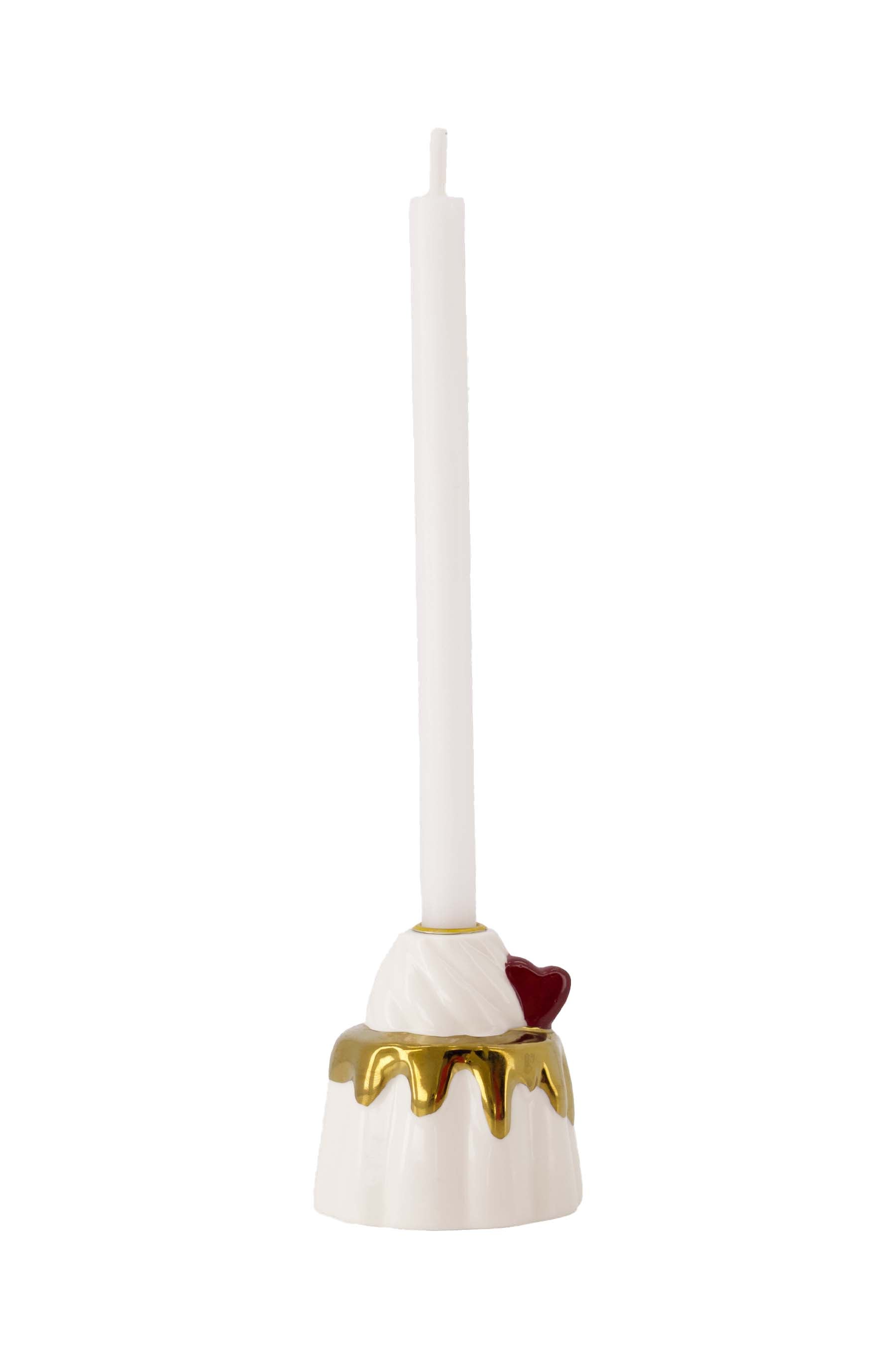 kandelaartje keramiek taartje