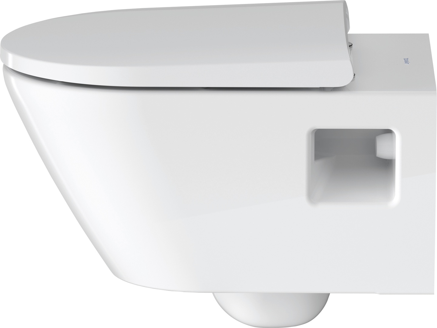 Duravit D-Neo randloos toilet met softclose zitting wit glans