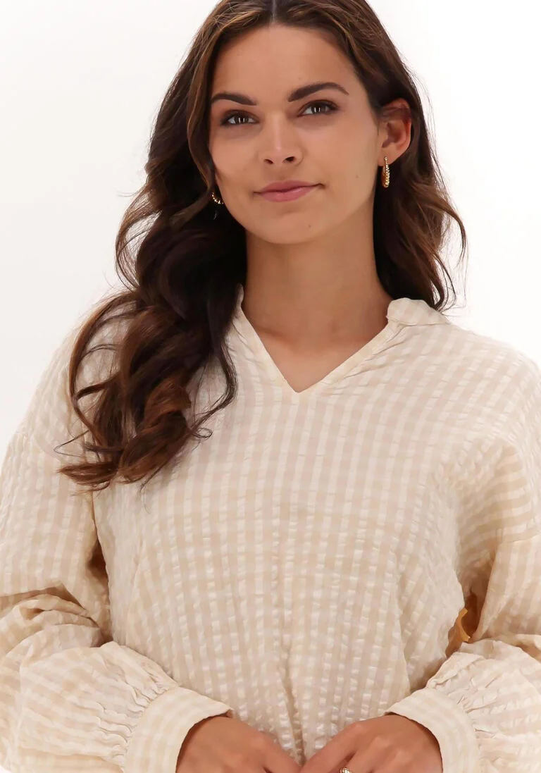 MSCH COPENHAGEN ecru msch copenhagen blouse eclin ls top aop