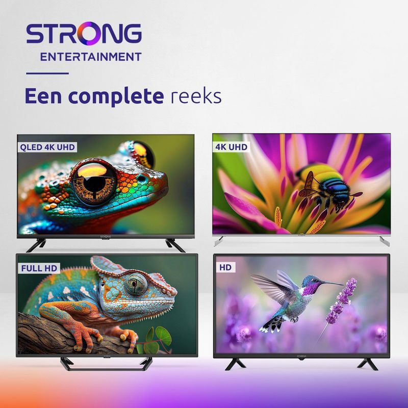 STRONG - SRT24HG4723C - TV - Zwart - 24 Inch - HD - Smart Google TV - 12V