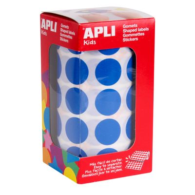 Apli - Gommettes rouleau - bleu