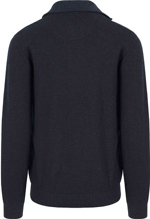 Casa Moda Halfzip Trui Donkerblauw 413705900-147 kopen