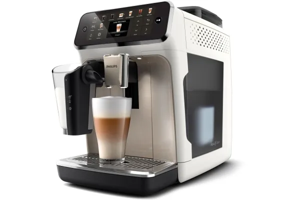 Philips 5500 series EP5543 - Automatisk kaffemaskine med capuccinatore - 15 bar - hvid/krom