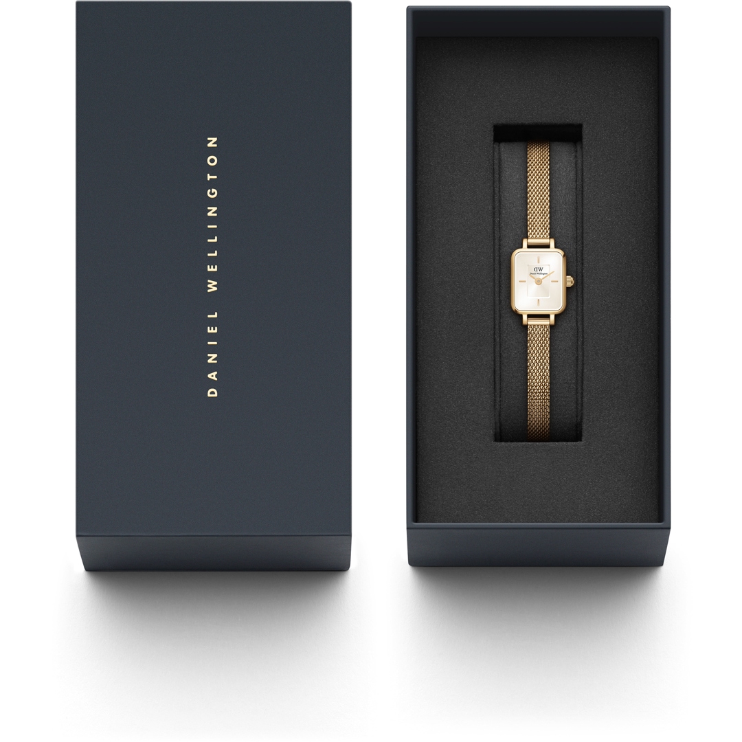 Daniel Wellington Quadro Mini Evergold Champagne